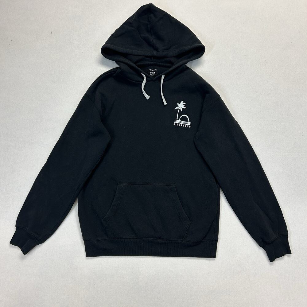 Billabong Casual Skate Hoodie Mens Size Small Charcoal Black Sun Surf Casual Sk8